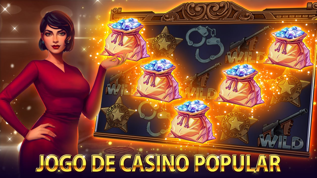 Popular slot game reels with styled lights